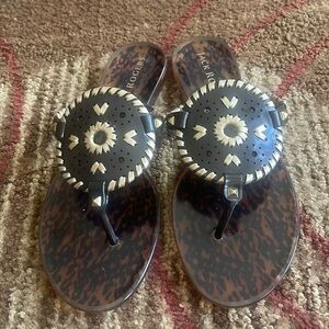 Jack Rogers jelly slides size 8
